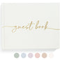 Lamare Elegant Blank Page Wedding Guest Book – The Perfect Polaroid Guest Book for Wedding Receptions, Birthdays, Baby Showers, and Special Events – A Stylish Sign-in Book for Guests