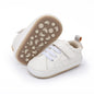 E-FAK Baby Shoes Boys Girls Infant Sneakers Non-Slip Rubber Sole Toddler Crib First Walker Shoes