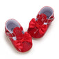Baby Girl Mary Jane Flats Dress Shoes - Infant Newborn Shoes Anti-Slip Soft PU Leather Party School Wedding Princess Baby Girl Shoes 0-18M