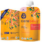 Cerebelly Organic Baby Food Pouches Variety Pack – Organic Veggie Purees for Toddlers | No Added Sugar, Fiber, Non-GMO | Blended Toddler Pouches | 4 Ounce BPA-Free Pouch | 4 Flavors | 8 Count