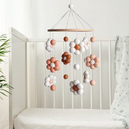 Baby Crib Mobile Crib Hanging Toy, Boho, Stroller Hanging Toy, Wind Chime Photography Props for Stroller, Nursery, Style B
