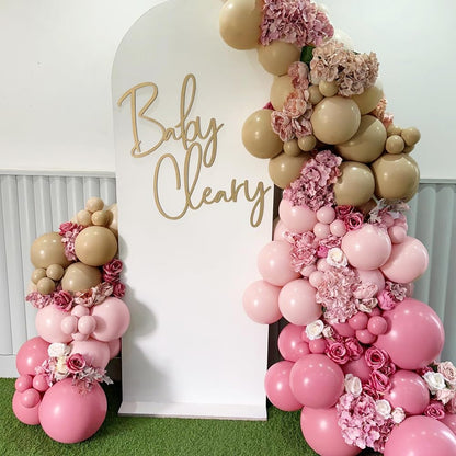 Double Stuffed Nude Balloon Garalnd Blush Beige Balloons Cream Brown Balloon Arch Kit Different Sizes Ivory Latex Balloons For Neutral Baby Shower Gender Reveal Birthday Boho Party Decorations