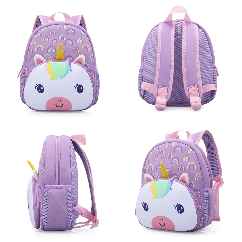 KK CRAFTS Preschool Backpack Toddler Neoprene Animal Schoolbag Lunch backpack for Kids Boys Girls(Dinosaur)