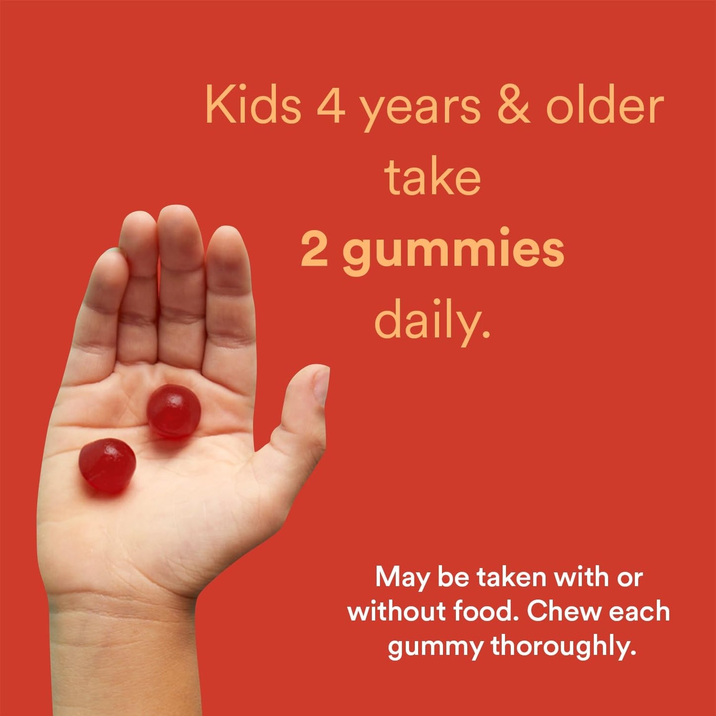 SmartyPants Kids Multivitamin Gummies: Omega 3 Fish Oil (EPA/DHA), Vitamin D3, C, Vitamin B12, B6, A, K & Zinc for Immune Support, Biotin, Gluten Free, Three Fruit Flavors, 120 Count (30 Day Supply)