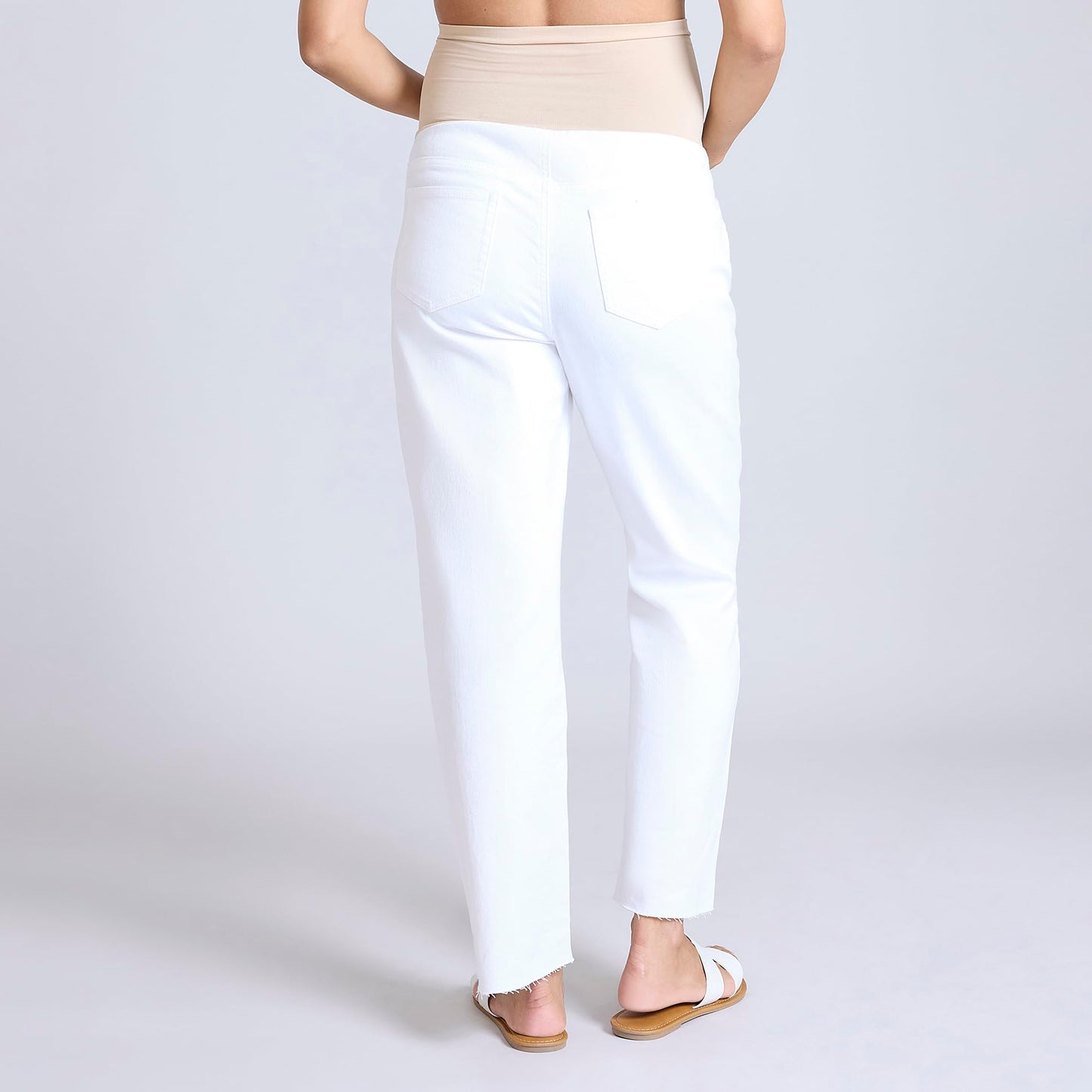 Motherhood Maternity Women's Secret Fit Over The Belly Slim Straight Leg Pregnancy Jeans