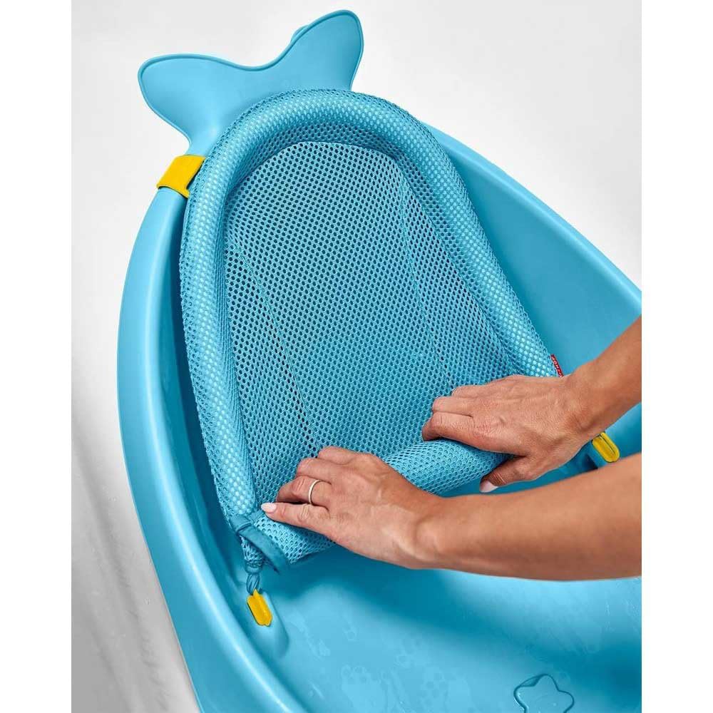 Skip Hop Baby Bath Tub 4-in-1 Grow with Baby Infant to Toddler , White