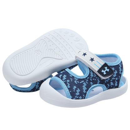 Baby Summer Sandals Breathable Mesh Rubber Sole Non-Slip Outdoor Shoes for Boys and Girls 9-30 Months