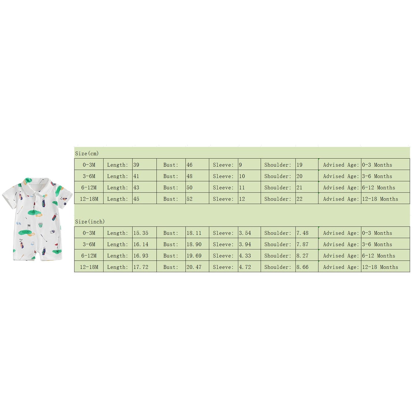 Baby Boy Rompers Half Button-up Jumpsuit Short Sleeve Bodysuit Summer Clothes