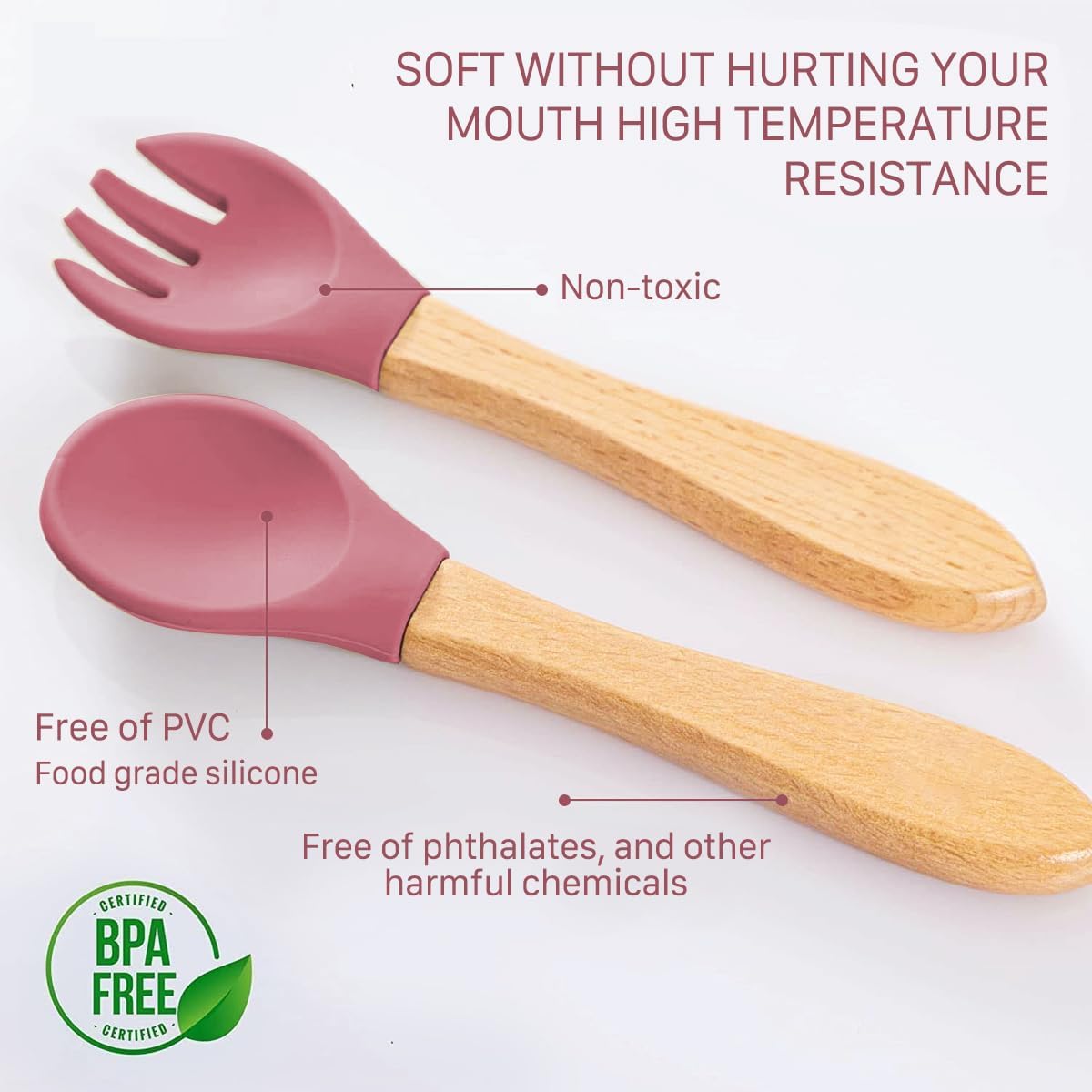 Bamboo Suction Plates for Babies and Bamboo Plates For Kids Baby Feeding and Weaning (Green)