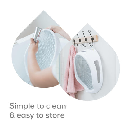 Angelcare Baby Bath Support (Pink) | Ideal for Babies Less than 6 Months Old