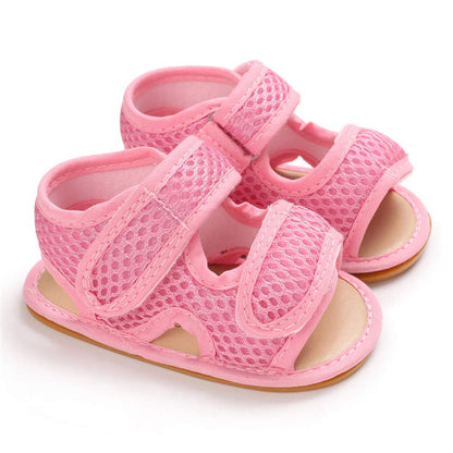 Timatego Baby Boys Girls Sandals Non Slip Soft Sole Outdoor Athletic Shoes Infant Toddler First Walker Crib Summer Shoes 3-18 Months