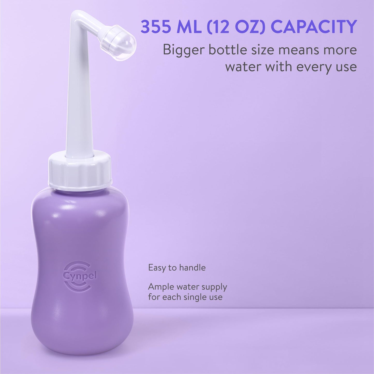Peri Bottle - Postpartum and Perineal Care - FSA HSA Eligible - Portable Hand Held Travel Bidet Sprayer for Women or Men - Handheld Jet Spray Bottle for Toilet - Pack of 1 - Blue