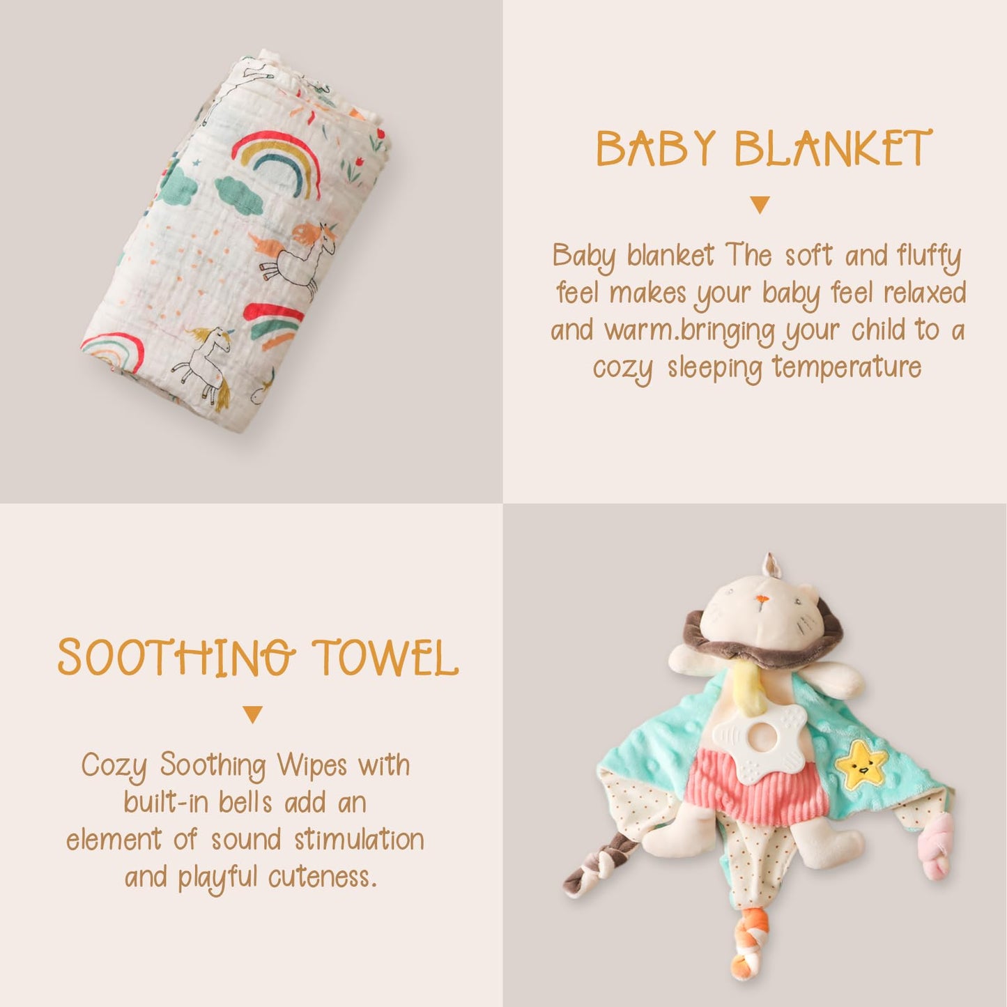 Bopoobo Baby Shower Gifts for Boys - New Born Gifts, Unique Essentials: Onesie, Blanket, Rattle, Lovey, Socks, Decision Coins, Milestone