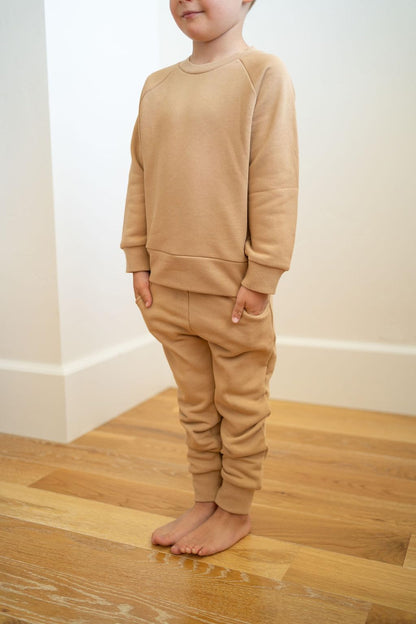 Fall Outfits for Kids and Toddler | Long Sleeve Top and Long Pants Set Baby Sweatsuits