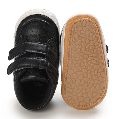 E-FAK Baby Shoes Boys Girls Infant Sneakers Non-Slip Rubber Sole Toddler Crib First Walker Shoes