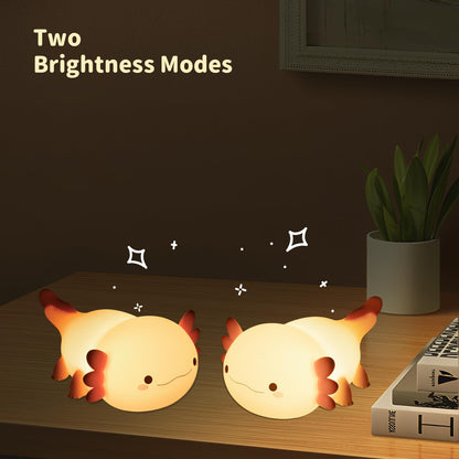 Led Cute Dog Night Light, Dimmable Nursery Puppy Kawaii Lamps, Super Squishy Silicone USB Rechargeable Touch Control Night Lamp for Kids Adults, Used for Camping Party Room Decor (Dog)