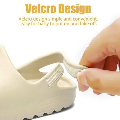 bolukets Toddler Little Kids Slides Sandals, Summer Slip On Lightweight Slippers for Boys and Girls, Beach Pool Anti-Slip Water Shoes Indoor Outdoor Sandals