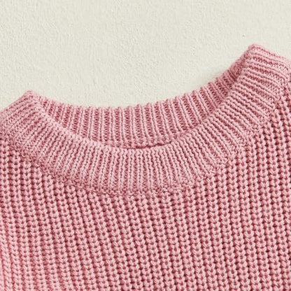 Baby Girl First Birthday Outfit One Year Old Strawberry Embroidery Knit Sweater Romper Warm Fall Winter Clothes