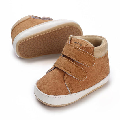 E-FAK Baby Shoes Boys Girls Infant Sneakers Non-Slip Rubber Sole Toddler Crib First Walker Shoes
