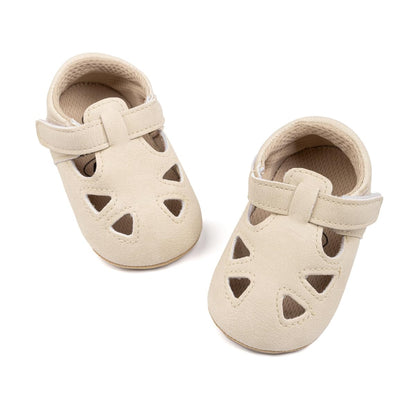 HsdsBebe Infant Baby Boys Girls Summer Beach Sandals Breathable Athletic Anti-slip Soft Sole Newborn First Walker Crib Shoes