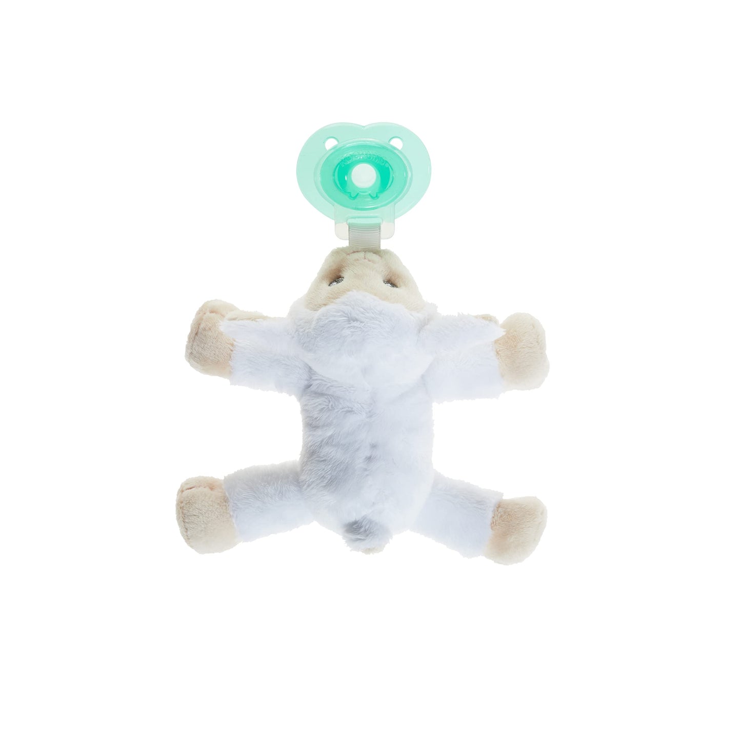 Nookums Paci-Plushies Buddies - Alligator Pacifier Holder - Adapts to Name Brand Pacifiers, Suitable for All Ages, Plush Toy Includes Detachable Pacifier