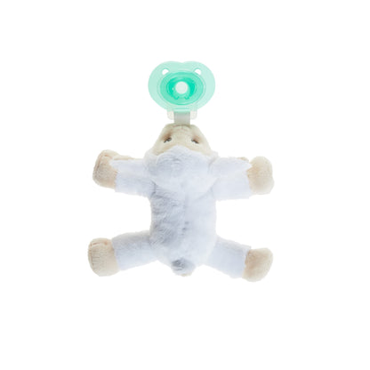 Nookums Paci-Plushies Buddies - Alligator Pacifier Holder - Adapts to Name Brand Pacifiers, Suitable for All Ages, Plush Toy Includes Detachable Pacifier