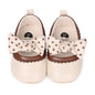 HsdsBebe Infant Baby Girls Mary Jane Flats Bow Non-Slip Soft Sole Princess Toddler First Walkers Sneaker Wedding Dress Shoes