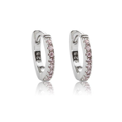 Cherished Moments Sterling Silver and 14K Gold Plated 10mm Hoop Earrings