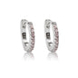 Cherished Moments Sterling Silver and 14K Gold Plated 10mm Hoop Earrings