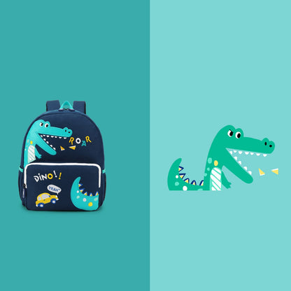 Car Dinosaur Kids Toddler Backpack for Boys and Girls Children Waterproof Preschool Bag(Red Music Party)