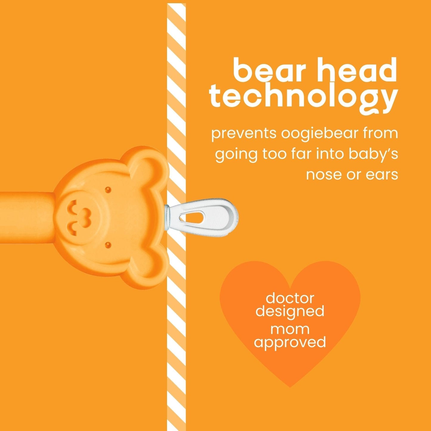 oogiebear: Baby Nose Cleaner & Ear Wax Removal Tool - Safe Booger & Earwax Removal for Newborns, Infants, Toddlers - Dual-Ended - Essential Baby Stuff, Diaper Bag Must-Have, with CASE