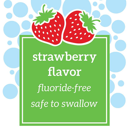 Dr. Brown's Fluoride-Free Baby Toothpaste, Safe to Swallow, Apple Pear, 1-Pack, 1.4oz/40g, 0-3 years