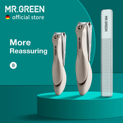 MR.GREEN Baby Safety Nail Clippers Nail Care Clippers Fingernail Cutter Newborn Baby Convenient Nail File Manicure Tools (Baby Nail Clipper)