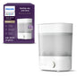 Philips Avent Baby Bottle Sterilizer and Dryer Premium, Removes 99,9% of Bacteria, Chemicals Free, Capacity 6 Bottles/Teats/Accessories, Modular Space Saving Design, Model SCF293