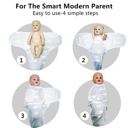 3-Pack Organic Baby Swaddle Sleep Sacks - Newborn Swaddle Sack - Baby Sleep Sack - Baby Swaddle Blanket Wrap…