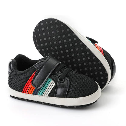Clowora Baby Boys Girls Shoes Non-Slip Rubber Sole Sneakers Infant First Walking Toddler Crib Shoes Newborn Loafers Flats.