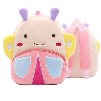 Toddler Backpack for Boys and Girls, Cute Soft Plush Animal Cartoon Mini Backpack Little For Kids 2-6 Years (Cows)