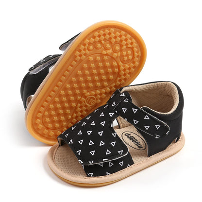 GAISUMMI Baby Girls Sandals Summer Bowknot Infant Crib Shoes Toddler Pu Leather Soft Rubber Sole First Walkers