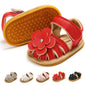 Babelvit Infant Baby Girl Boy Sandals Comfort Premium Summer Outdoor Casual Beach Shoes with Flower Bowknot Anti Slip Rubber Sole Newborn Toddler Prewalker First Walking Shoes