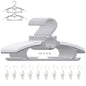 Baby Nursery Closet Hangers, Ultra Thin Non-Slip and Extendable Laundry Infant Pant Hanger for Newborn Clothes - 20pcs11-14" Pink Adjustable Children Coat Hanger for Girl Boy Toddler Kids Child