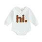 VISGOGO Newborn Infant Baby Boy Girls Oversized Romper Little Dude Sweater Onesie Coming Home Outfit Neutral Clothes
