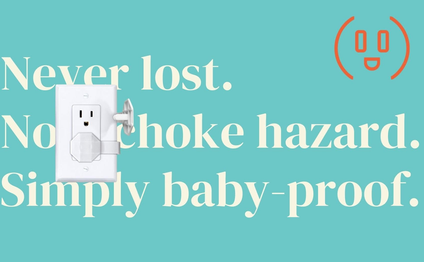Socket Sitter: Always Connected, Never Lost! No Choking Hazard! Child Safety Cover, Electrical Outlet Cover, Plug Protector, Socket Protector (Pack of 6, Covers 12 outlets) (Blissful Blue)