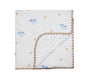 Baby Blanket Double Layer Cotton 40 x 40 Soft Receiving Blanket with Pattern Machine Washable Brown Bear