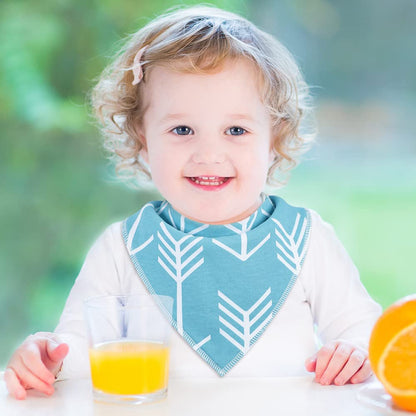 Yoofoss Baby Bibs 8 Pack Baby Bandana Drool Bibs Soft and Breathable for Boys and Girls