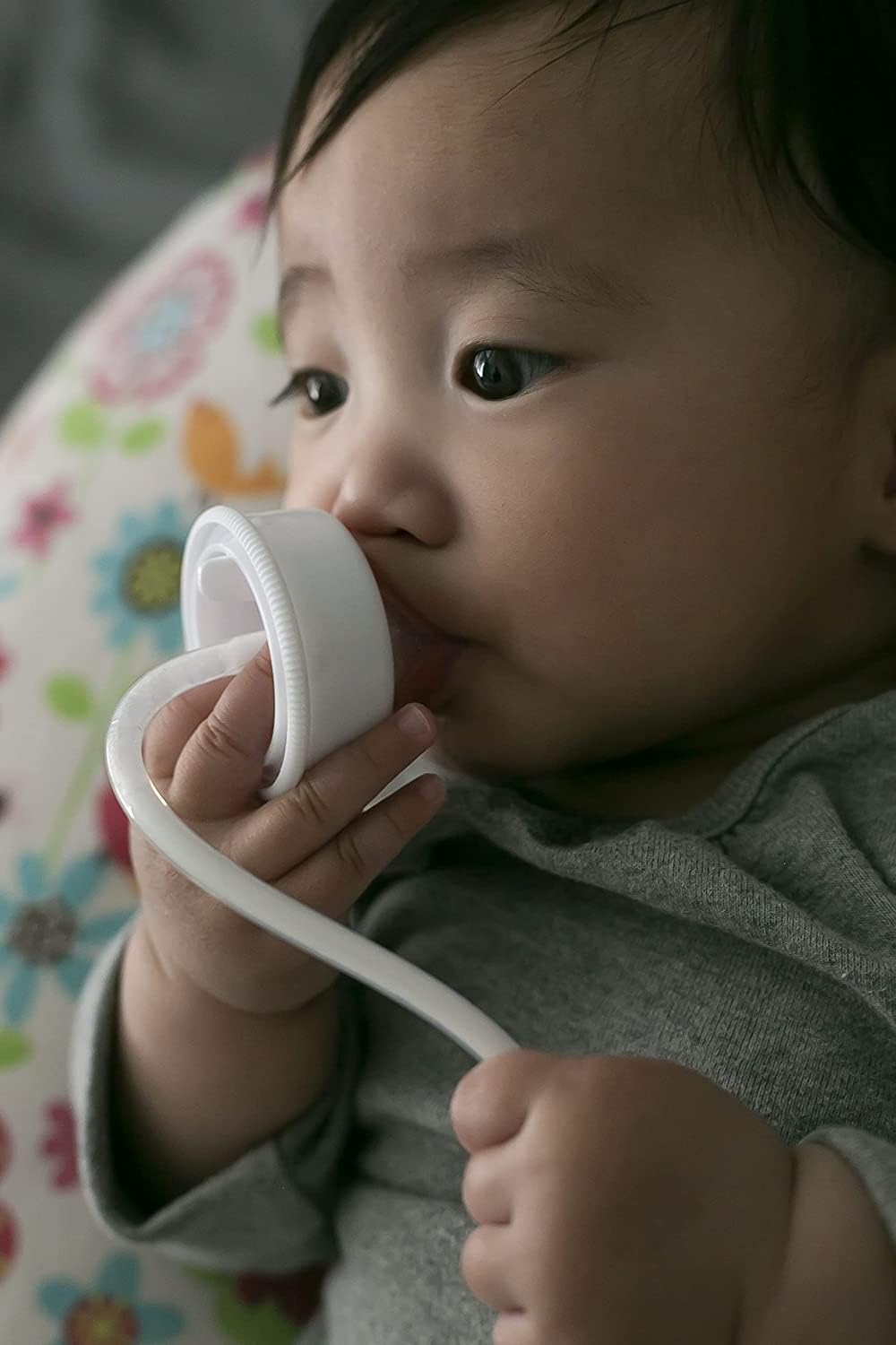 Hands-Free Baby Bottle - Anti-Colic Self Feeding Baby Bottle System 9 oz (1 Pack - Fox)