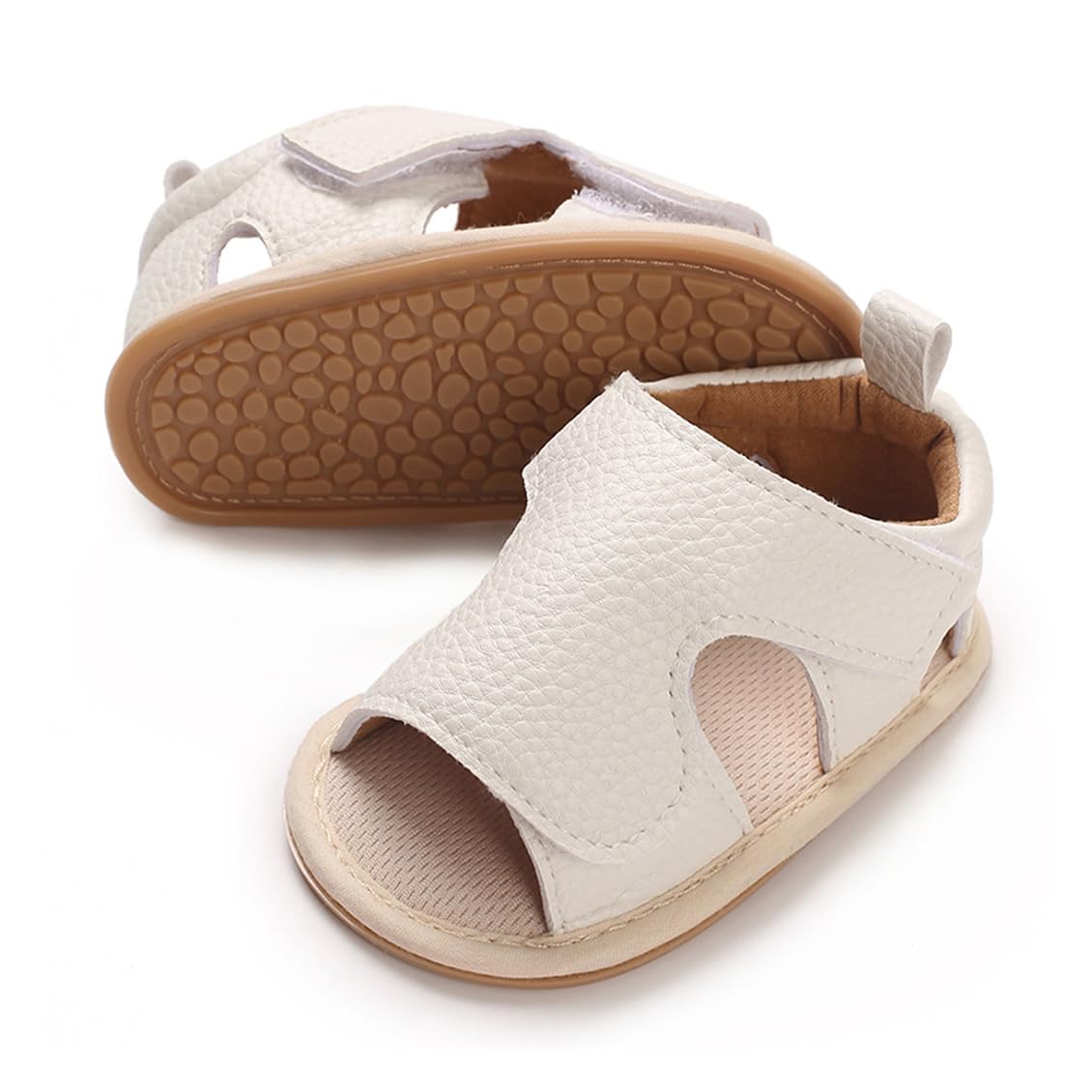 E-FAK Baby Boys Girls Summer Sandals Outdoor Beach Anti-Slip Rubber Soft Sole Newborn Toddler First Walker Shoes