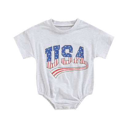 Newborn Infant Baby Boy Summer Outfit Mamas Boy Baby Clothes Boy Oversized Romper Shirts Short Sleeve Onesie