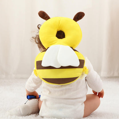 Baby Head Protector Backpack -Soft & Lightweight Pads - Prevents Bebes Backward Fall Astronauts Plush Stuffed