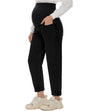 POSHGLAM Women's Maternity Jeans Over Belly Comfy Stretch Boyfriend Jeans Loose Pregnancy Pants, S-XXL
