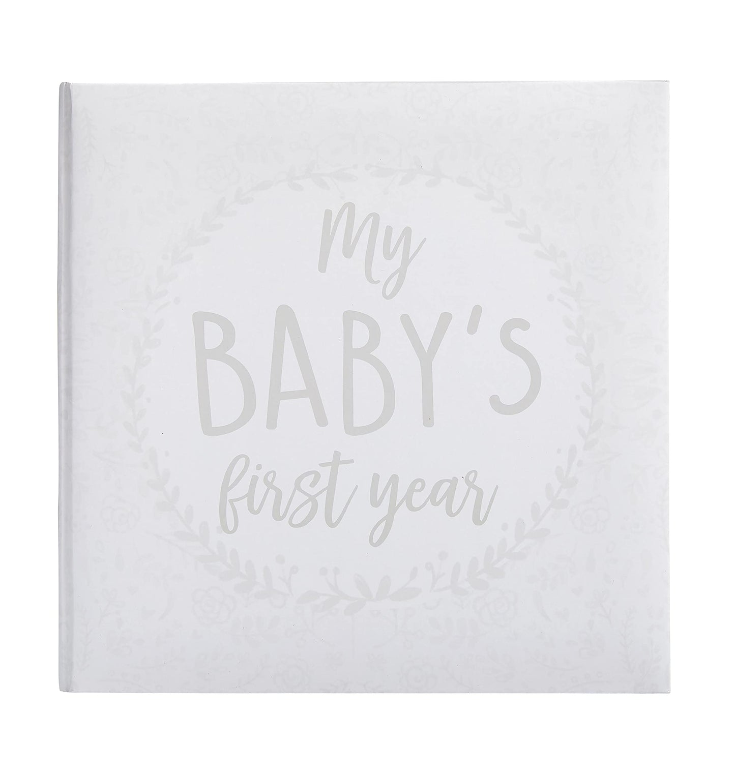 Kate & Milo Baby’s First Year Baby Memory Journal, Gender-Neutral Keepsake, Baby Milestone Memory Book and Photo Album, Perfect for Baby Showers, For New and Expecting Parents, Sky and Elephant